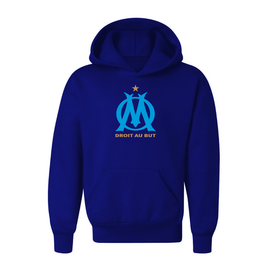 Youth Kids Olympique de Marseille FC Pullover Hoodie