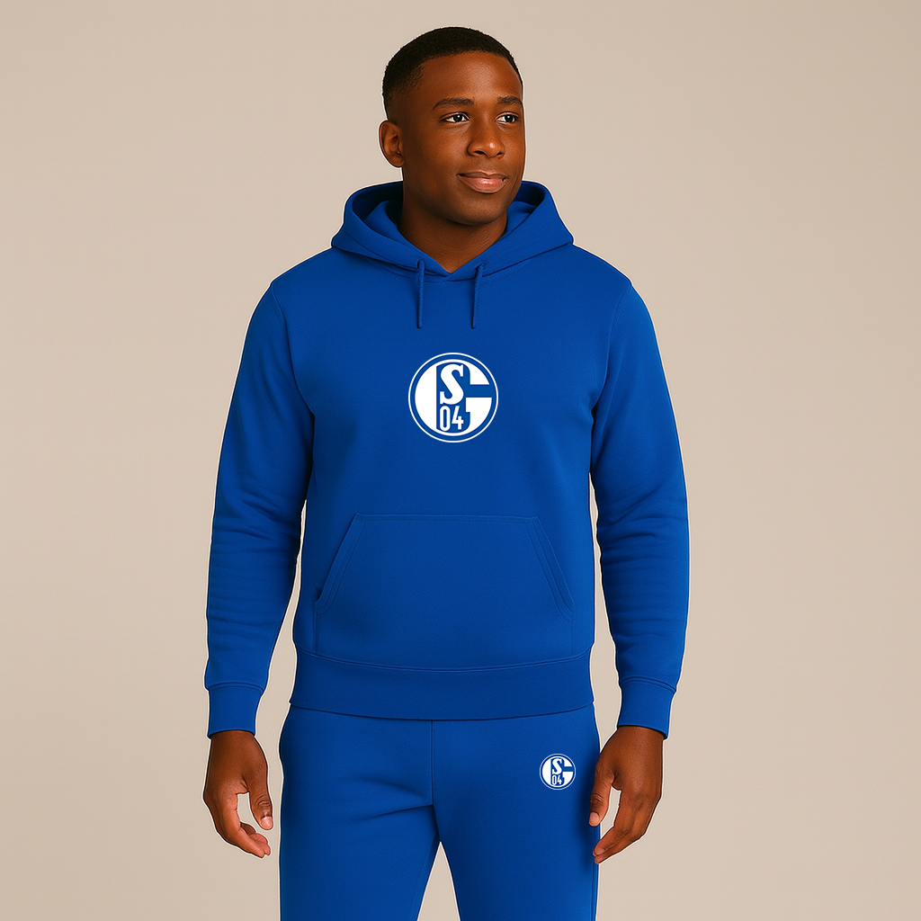 Men's Schalke 04 FC Hoodie Joggers Set