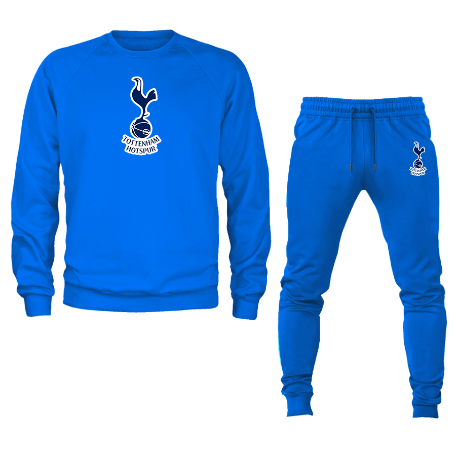 Men’s Tottenham Hotspur F.C. Soccer Logo Crewneck Sweatshirt Joggers Suit