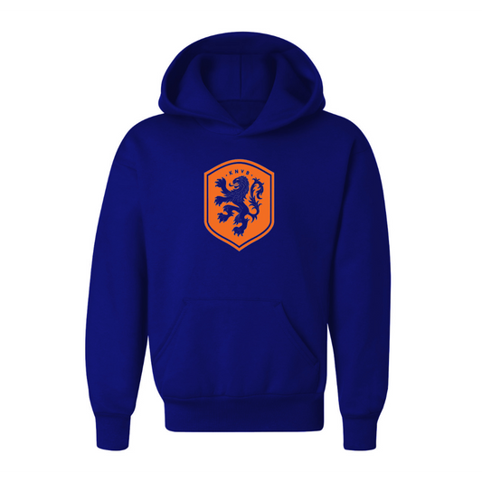 Youth Kids Netherlands National Soccer Team Pullover Hoodie