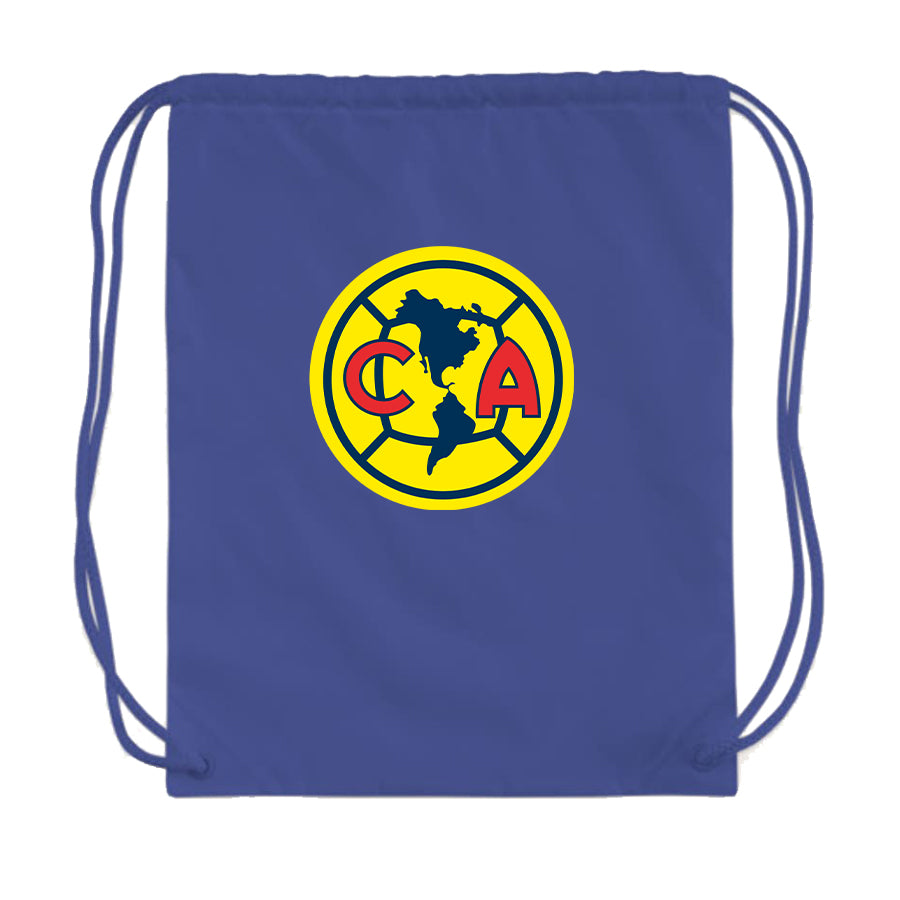 Club America Football Drawstring Bag