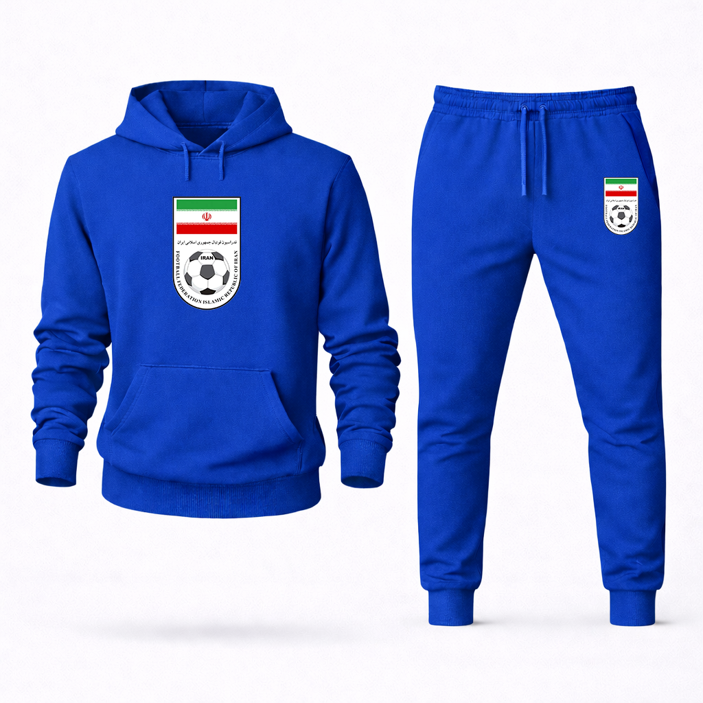 Men's Iran National Soccer Team Hoodie Joggers Set