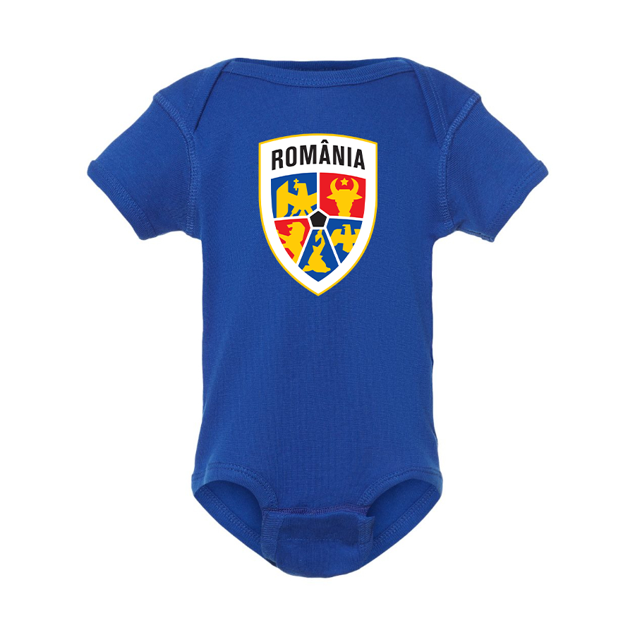 Romania National Soccer Team Baby Romper Onesie