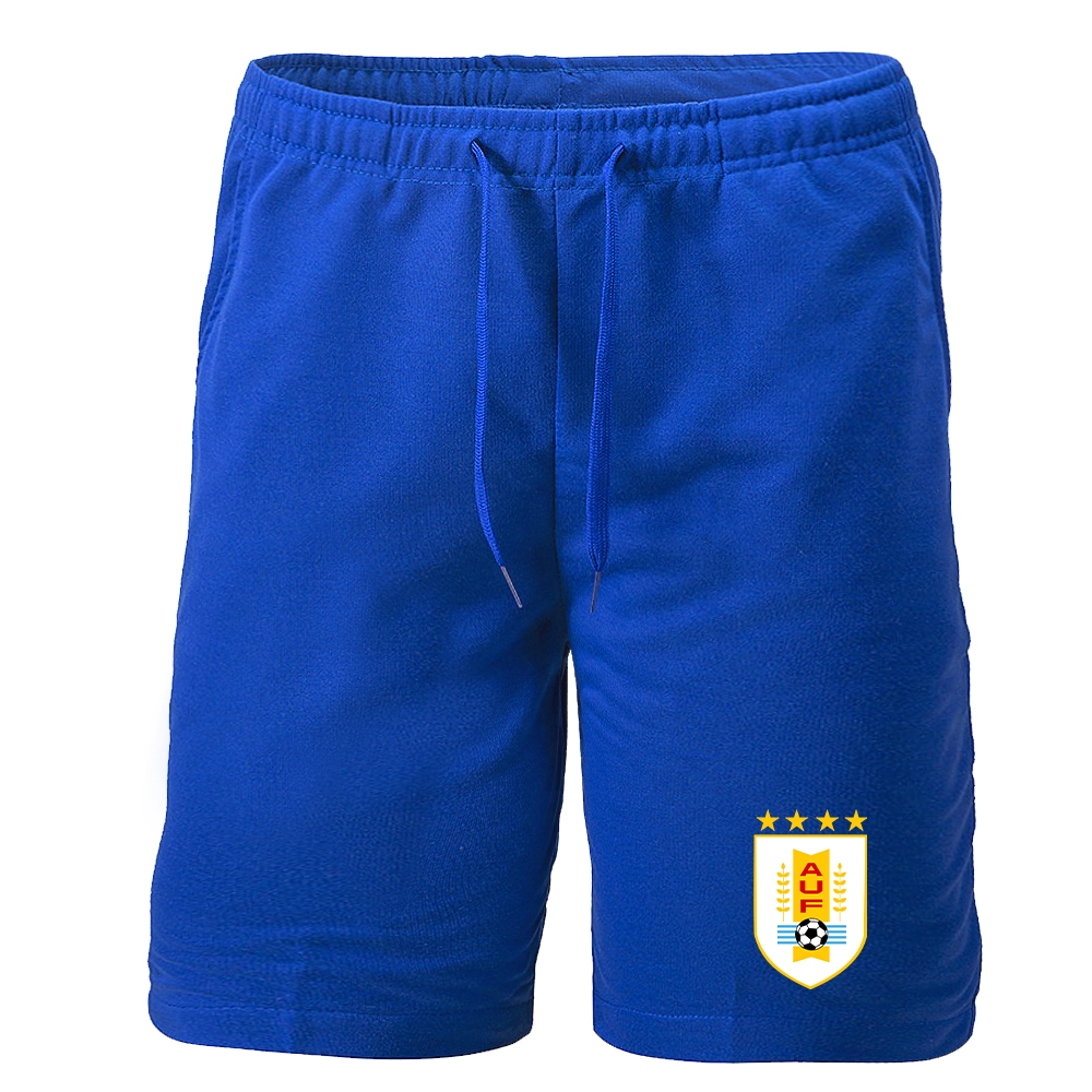 Men's Uruguay National Soccer Team Athletic Fleece Shorts