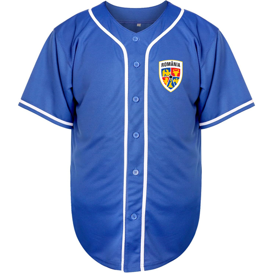 Men's Romania National Soccer Team Baseball Jersey