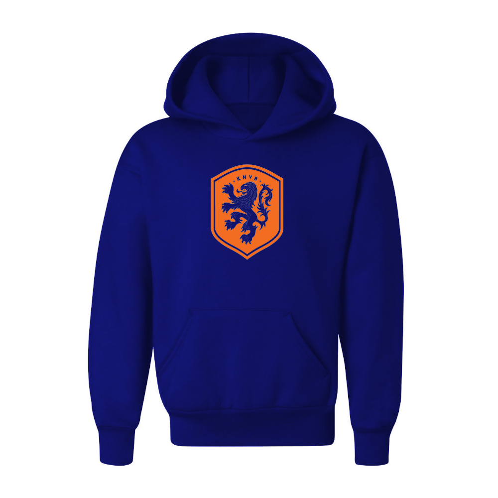 Youth Kids Netherlands National Soccer Team Pullover Hoodie