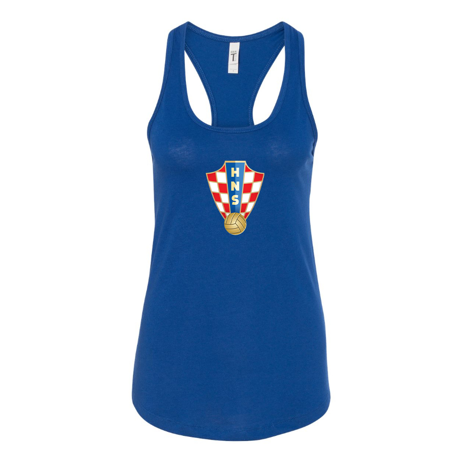 Women's Croatia National Soccer Team Racerback Tank Top