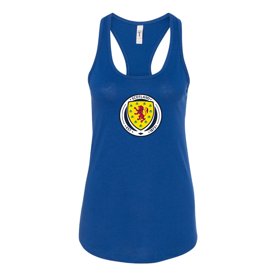 Women's Scotland National Soccer Team Racerback Tank Top