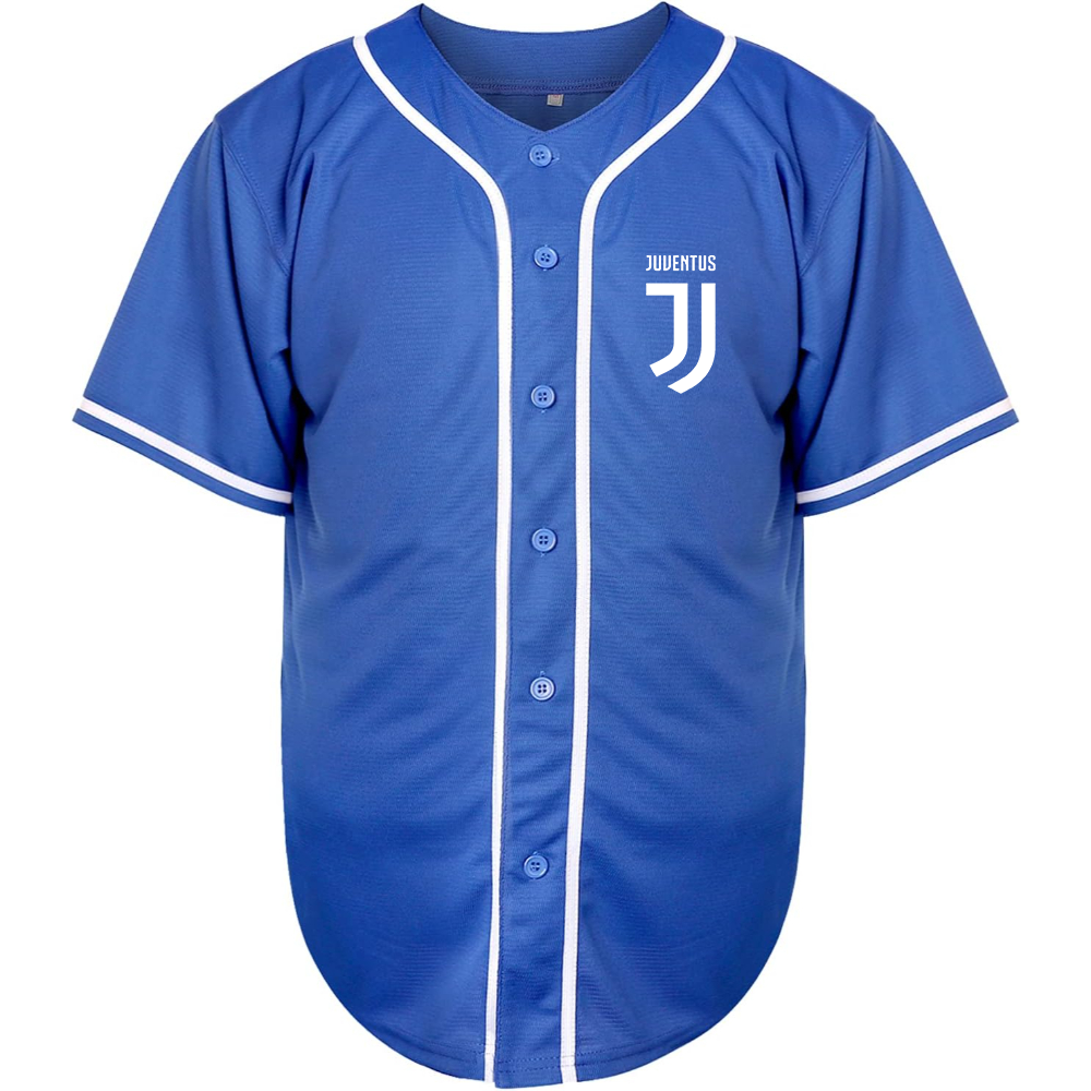 Men's Juventus Soccer Baseball Jersey