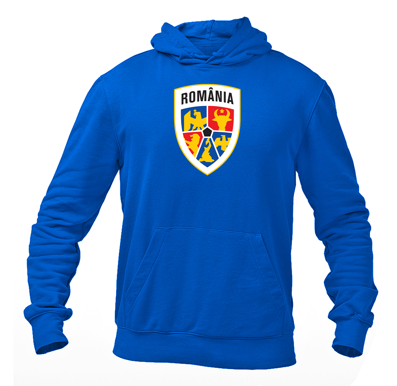 Men's Romania National Soccer Team Pullover Hoodie