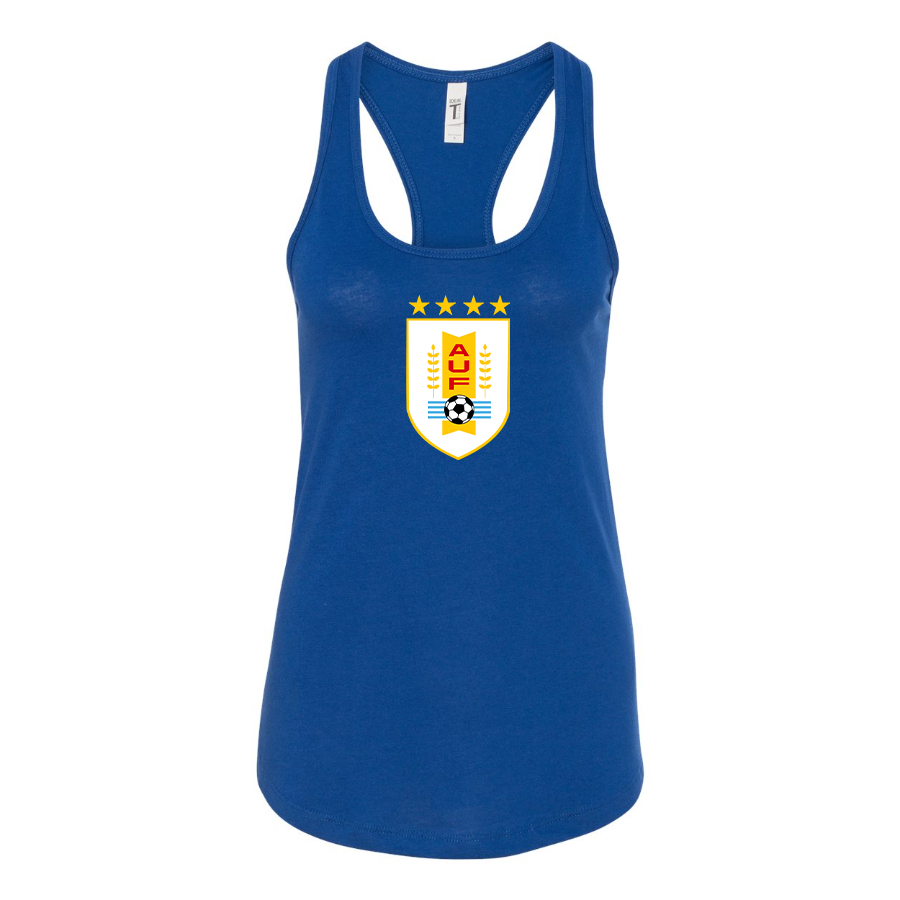 Women's Uruguay National Soccer Team Racerback Tank Top