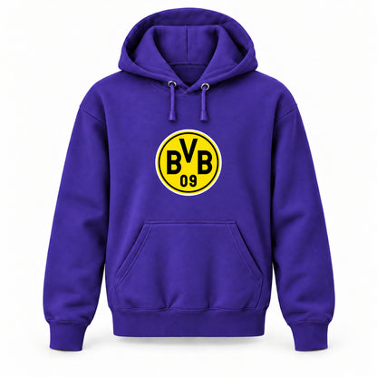 Borussia Dortmund BVB FC - Youth Large Hoodie (Ages 10–12) | Color: Purple