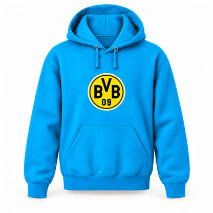 Borussia Dortmund BVB FC - Youth Large Hoodie (Ages 10–12) | Color: Turquoise