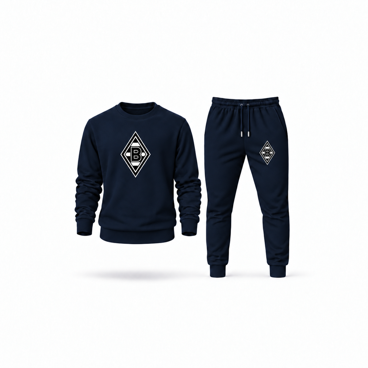 Men's Borussia Monchengladbach FC Sweatshirt Joggers Set | Color: Navy | Main