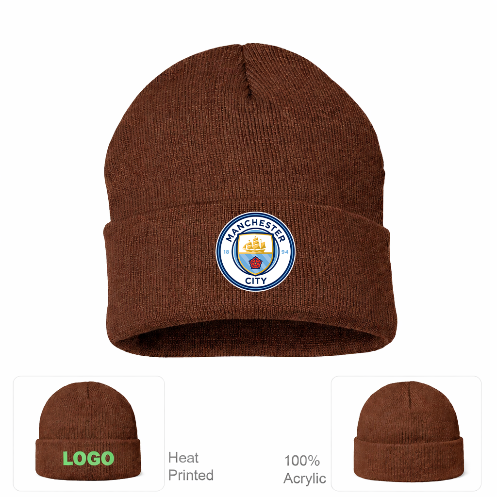 Manchester City Soccer Beanie Hat