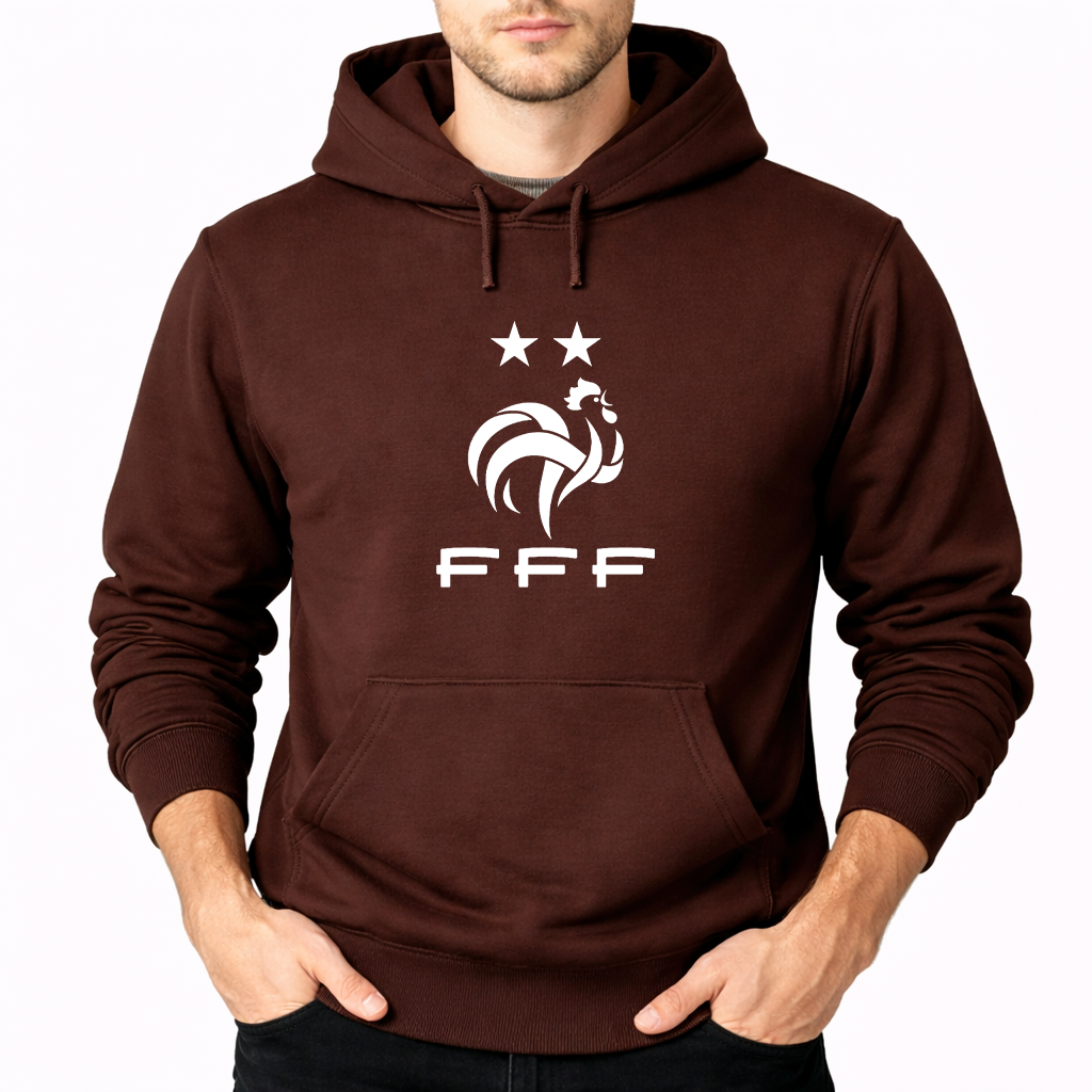 Men's France Soccer Pullover Hoodie