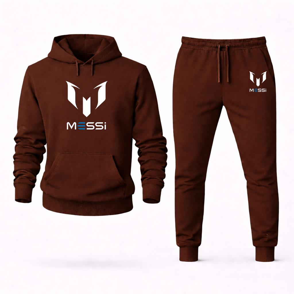Men's Lionel Messi Air Messi Soccer Logo Hoodie Joggers Set