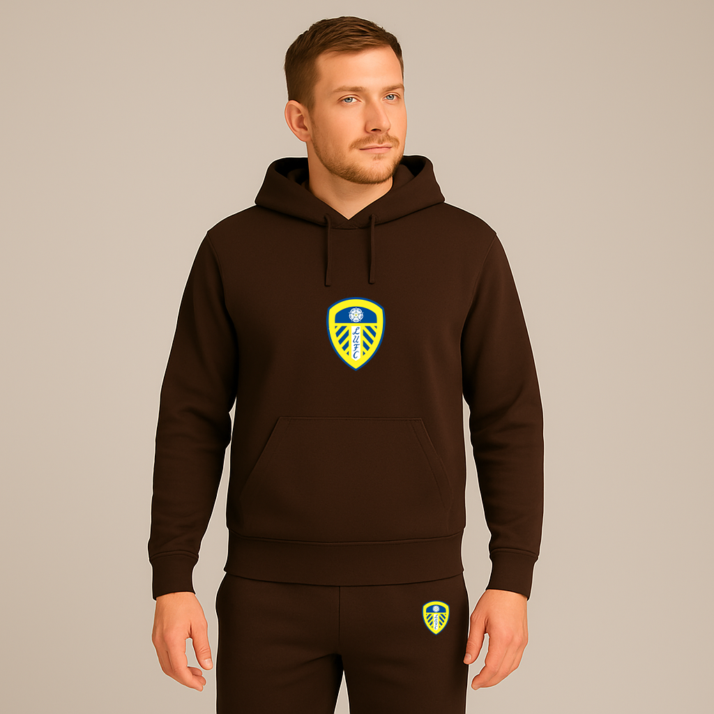 Men's Leeds United Football Club Hoodie Joggers Set