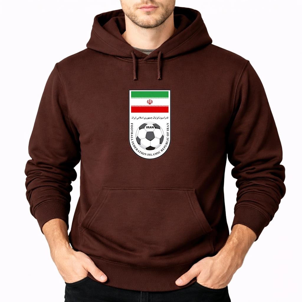 Men's Iran National Soccer Team Pullover Hoodie