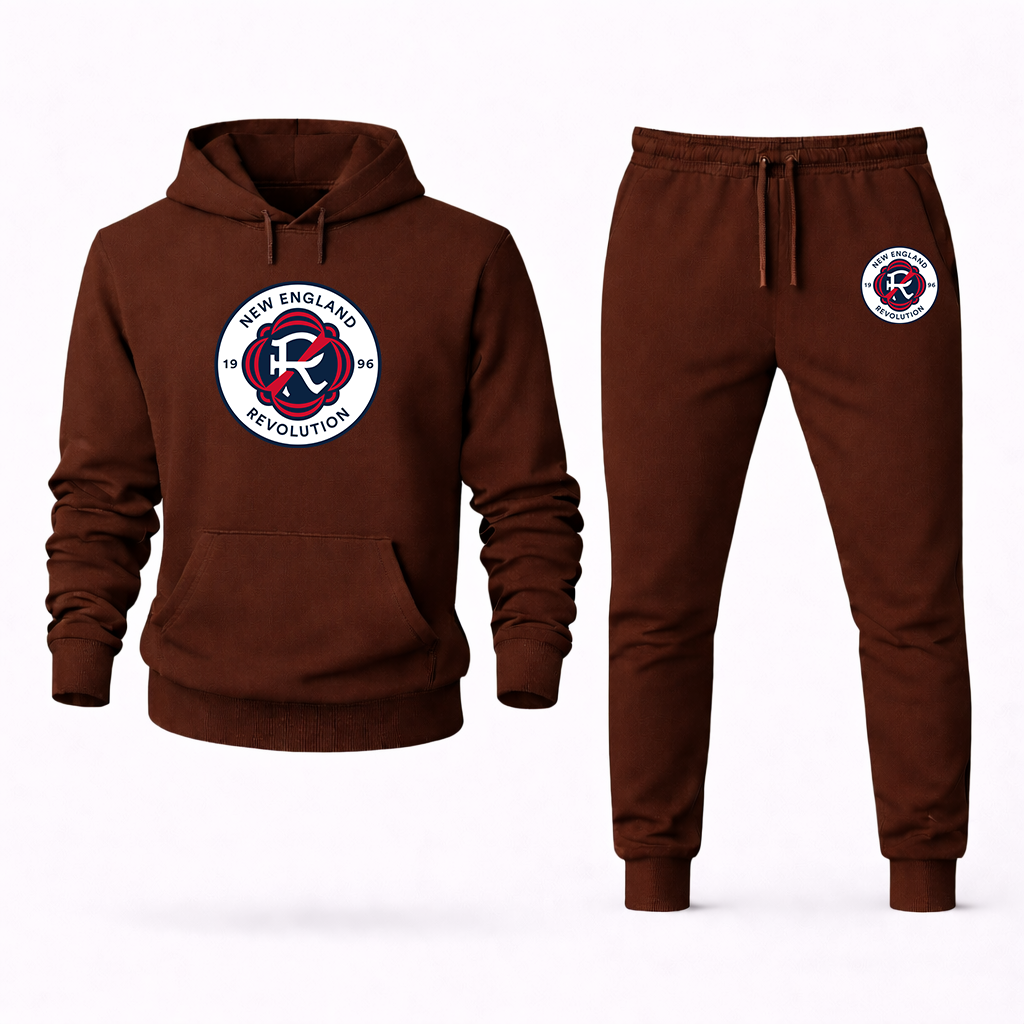 Men's New England Revolution FC Hoodie Joggers Set