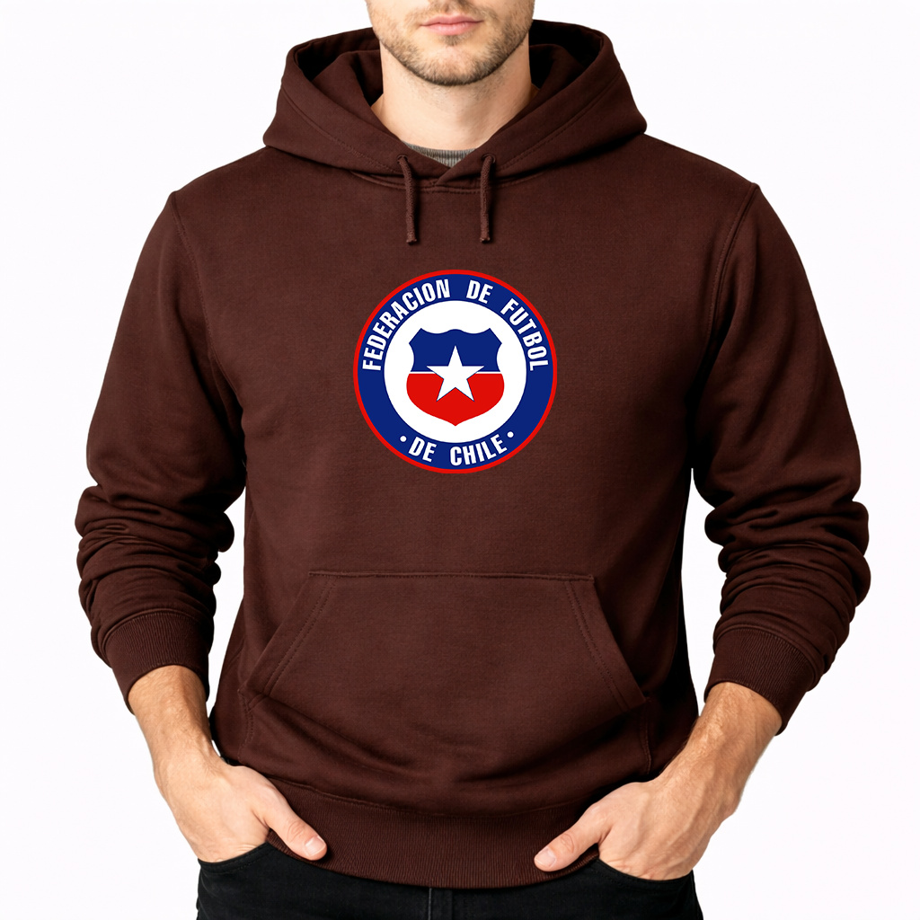 Men's Chile National Soccer Team  Pullover Hoodie