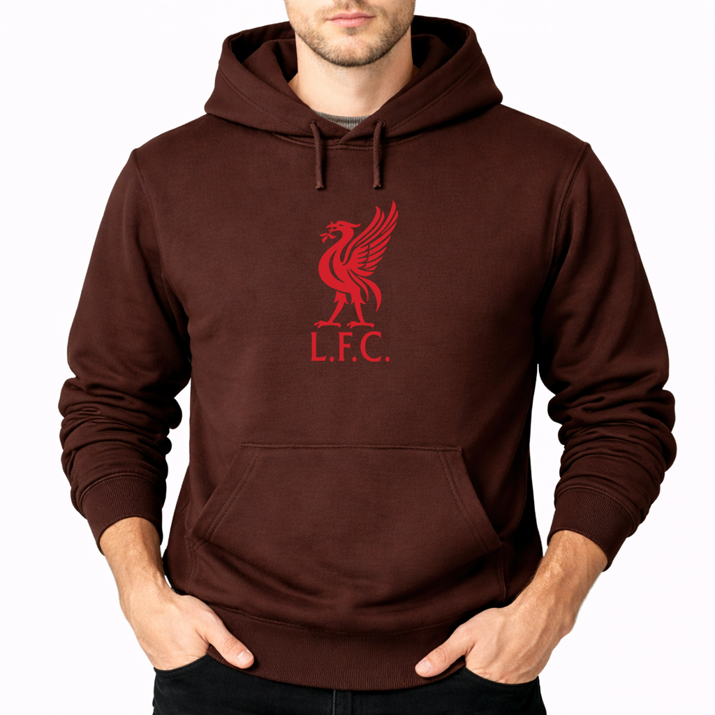 Men's Liverpool L.F.C. Soccer Pullover Hoodie