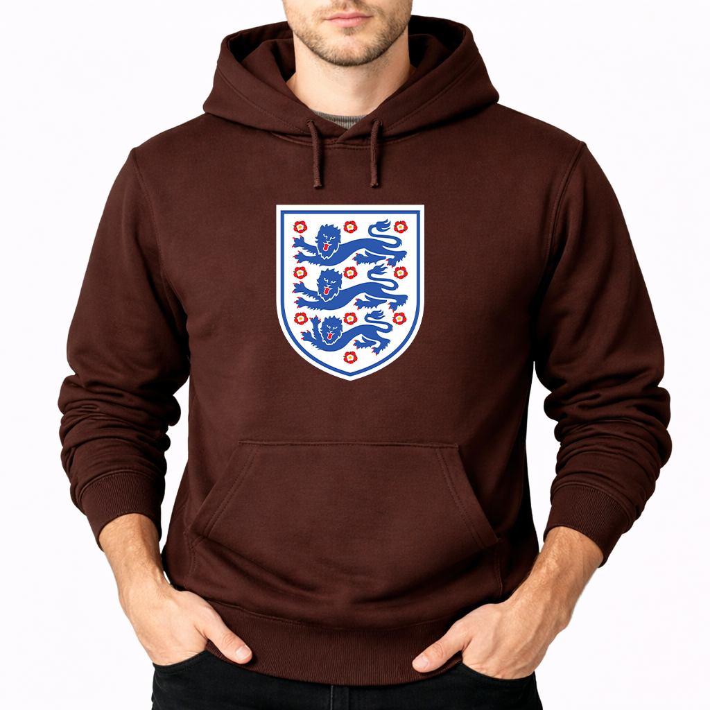 Men's England National Football Team Pullover Hoodie