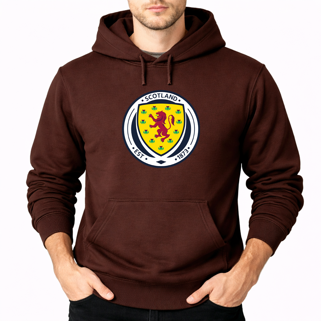 Men's Scotland National Soccer Team Pullover Hoodie
