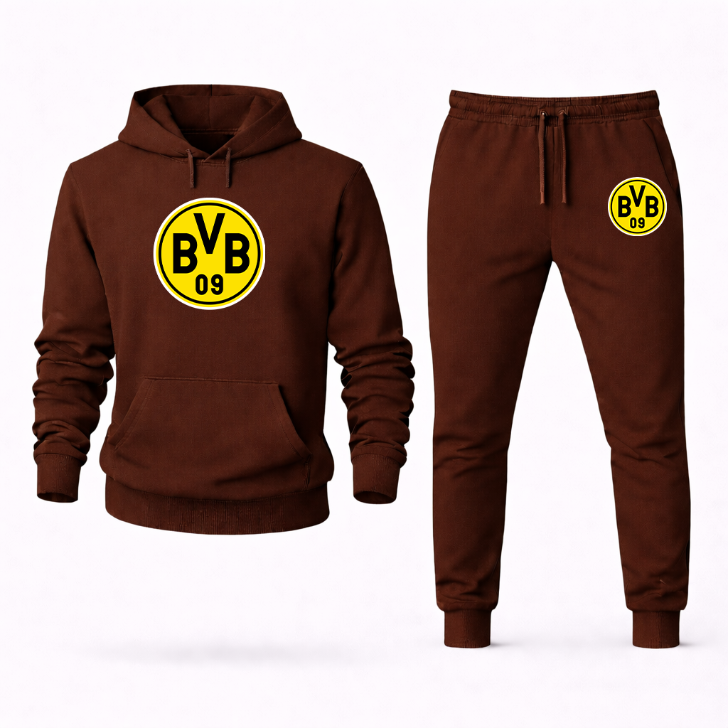 Men's Borussia Dortmund BVB FC Hoodie Joggers Set