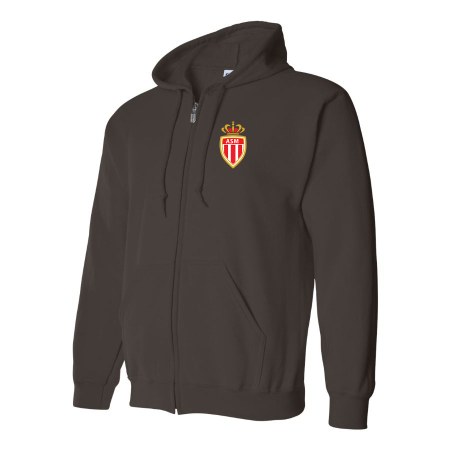 Men's AS Monaco FC Zipper Hoodie