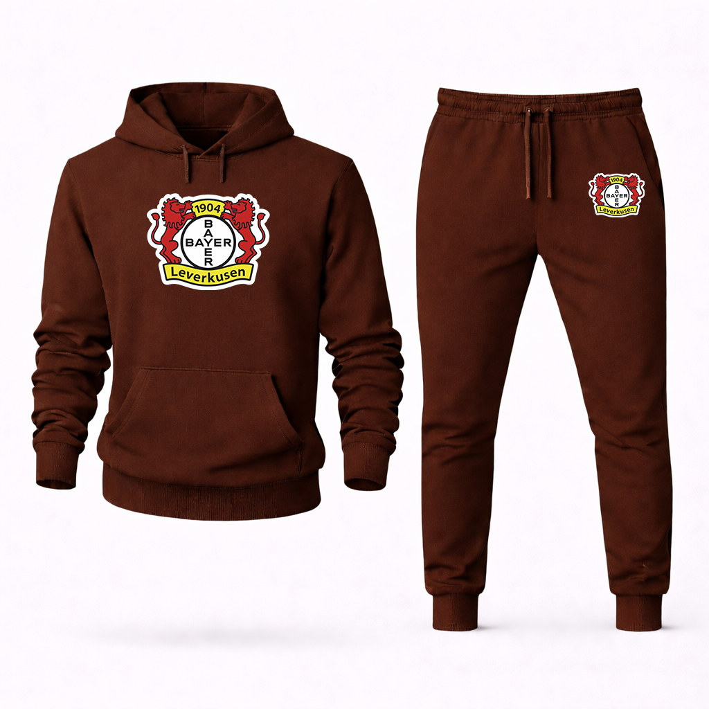 Men's Bayer Leverkusen FC Hoodie Joggers Set