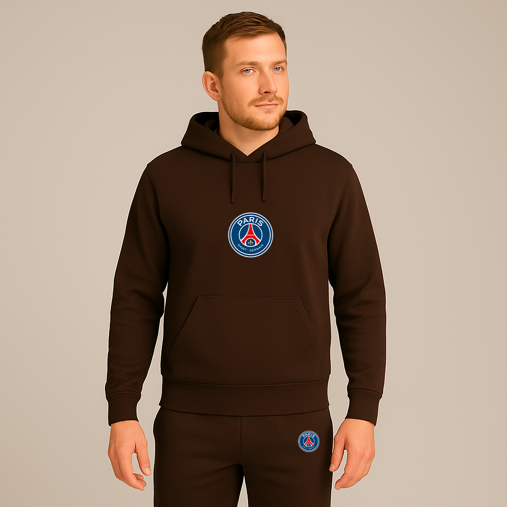 Men’s Paris-Saint Germain Soccer Logo Hoodie Joggers Set