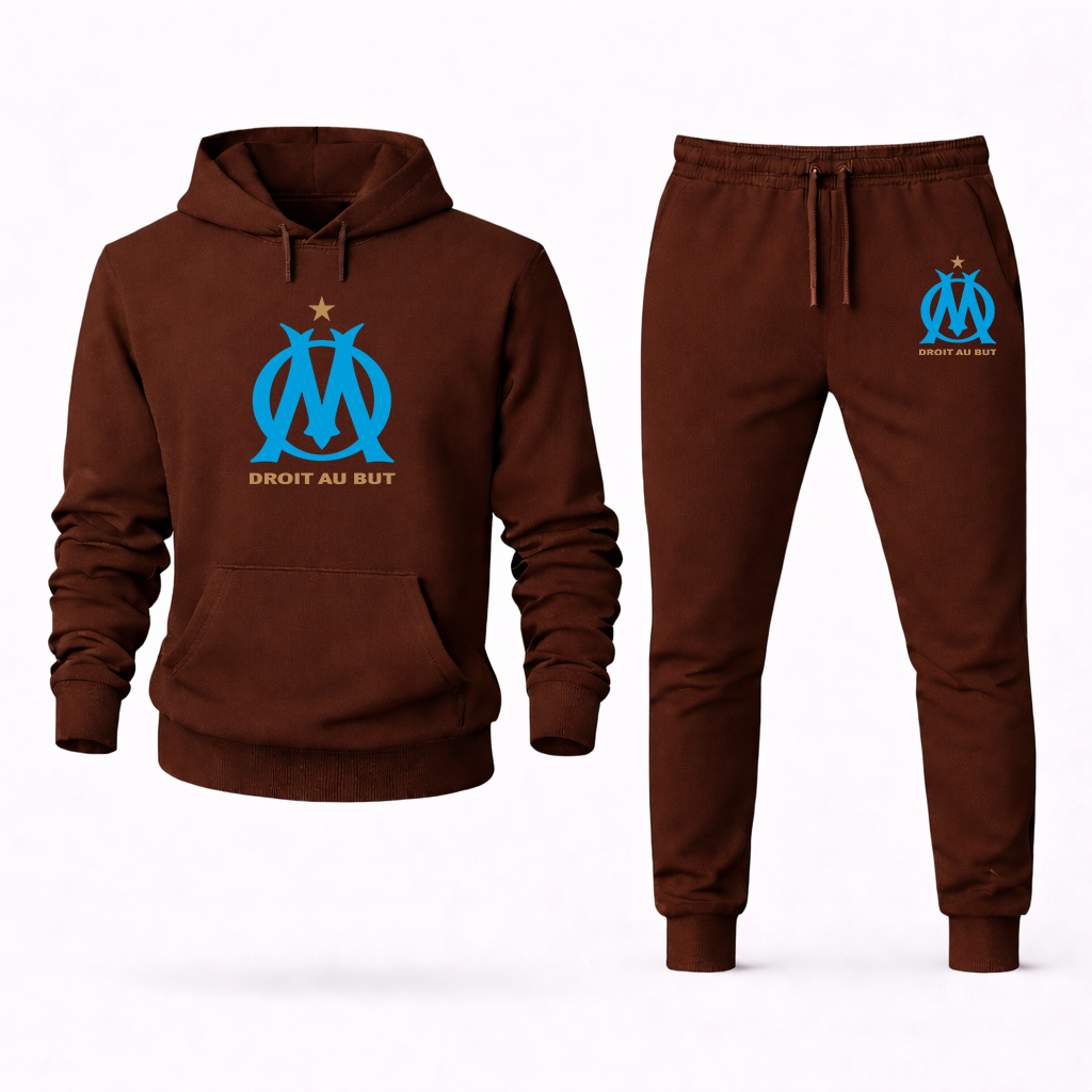 Men's Olympique de Marseille FC Hoodie Joggers Set
