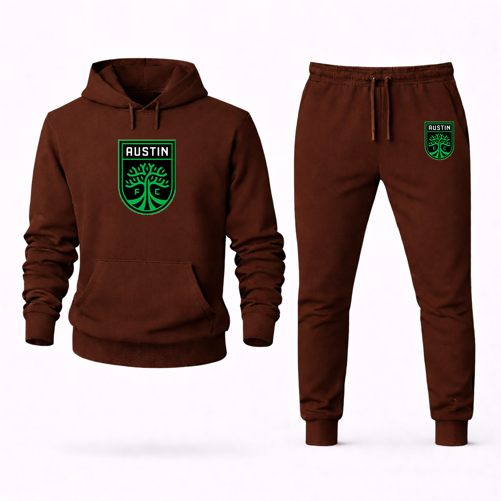 Men's Austin FC Logo Hoodie Joggers Set