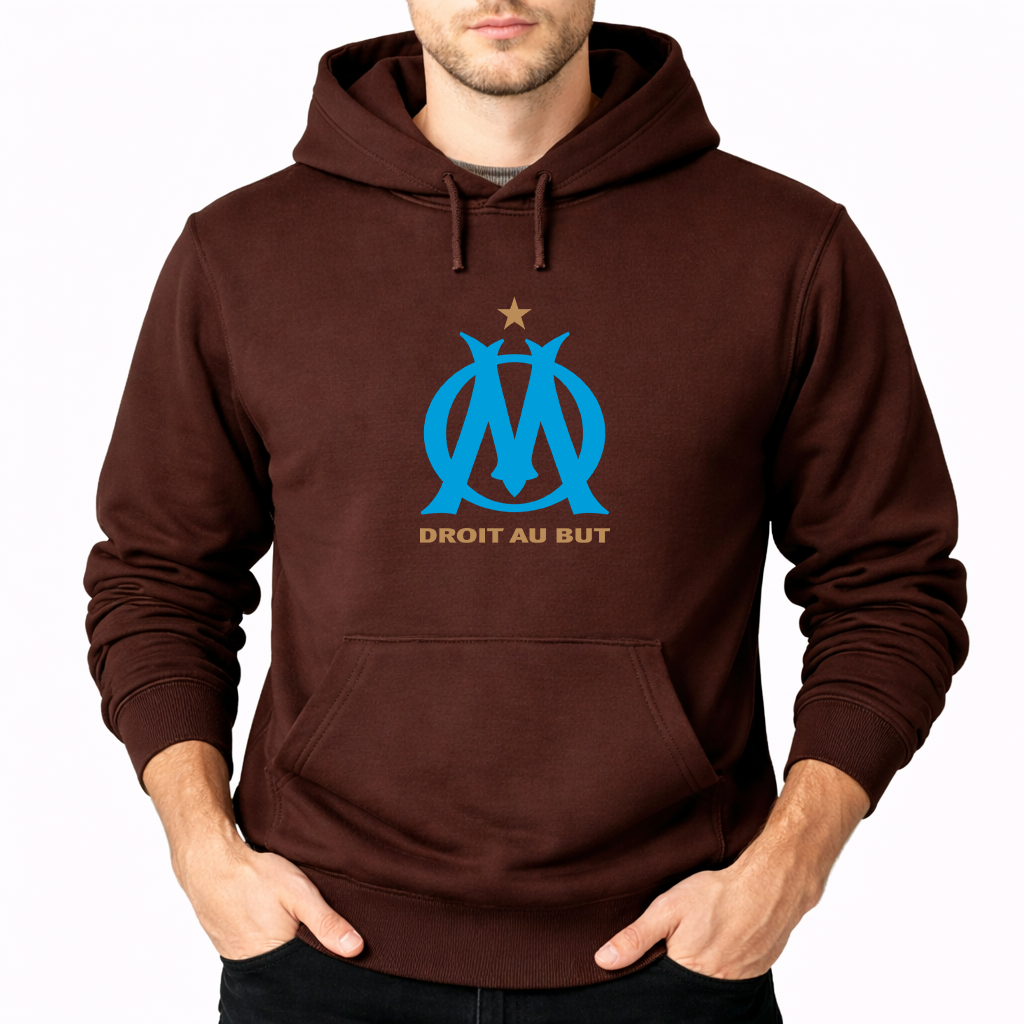 Men's Olympique de Marseille FC Pullover Hoodie