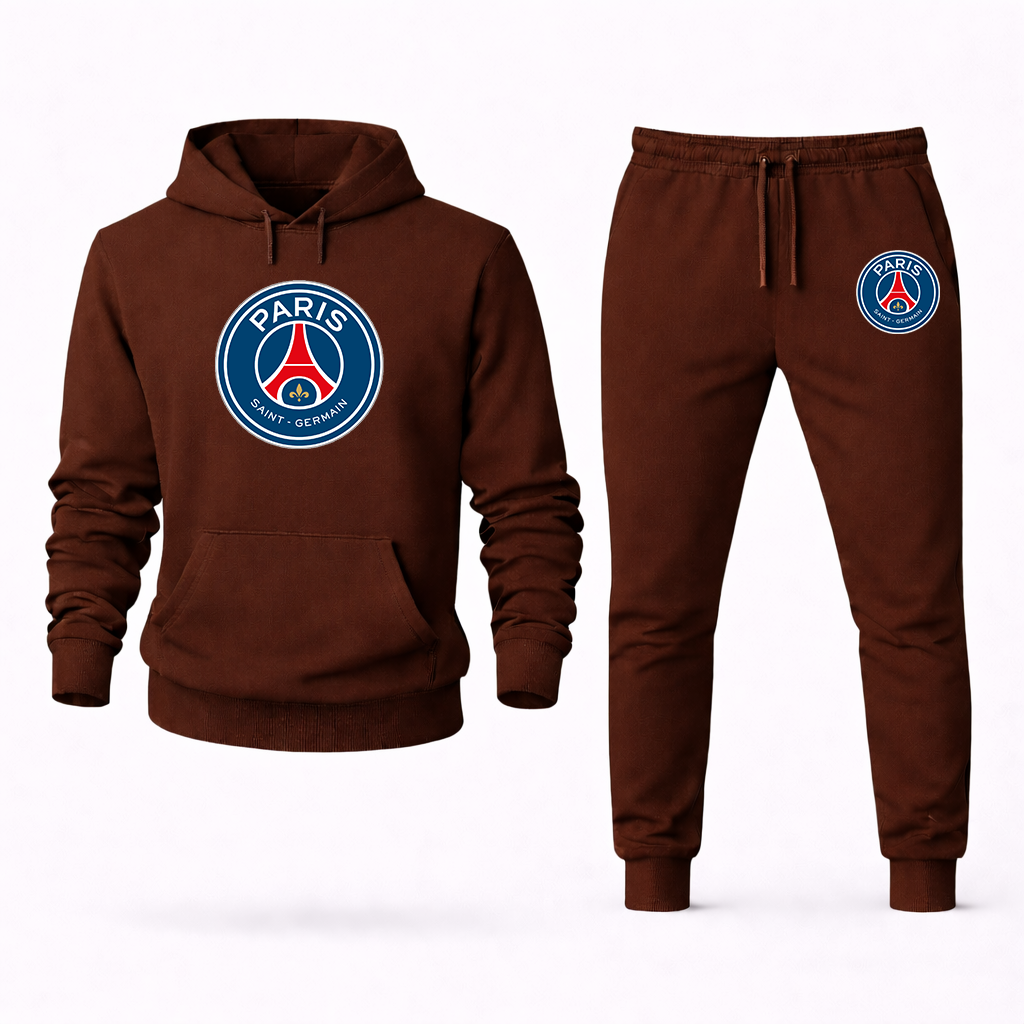 Men’s Paris-Saint Germain Soccer Logo Hoodie Joggers Set