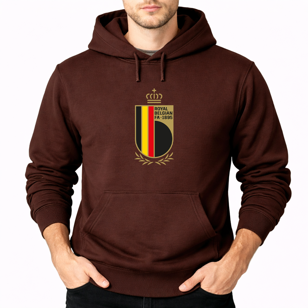 Men's Belgium National Soccer Team Pullover Hoodie