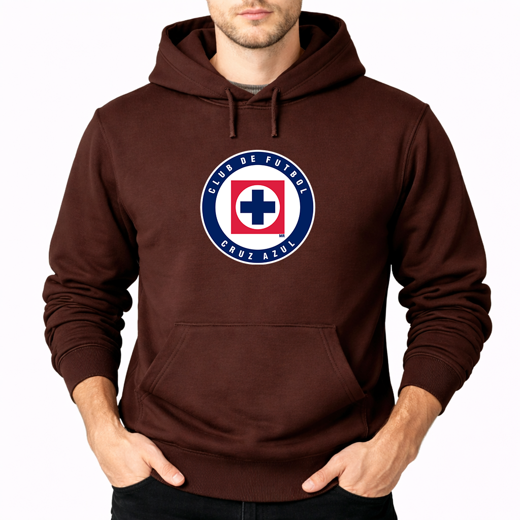 Men's Cruz Azul Football Club Pullover Hoodie