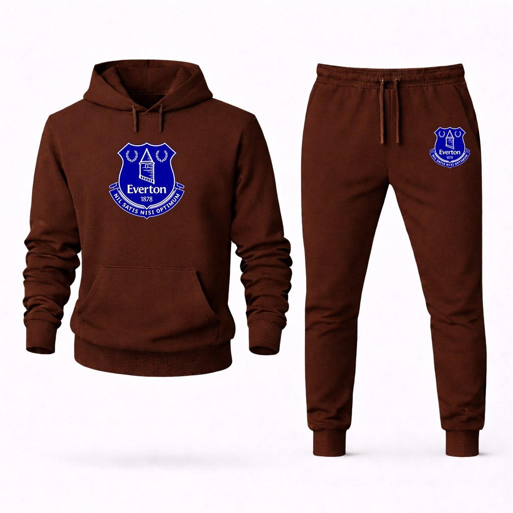 Men's Everton FC Logo Hoodie Joggers Set