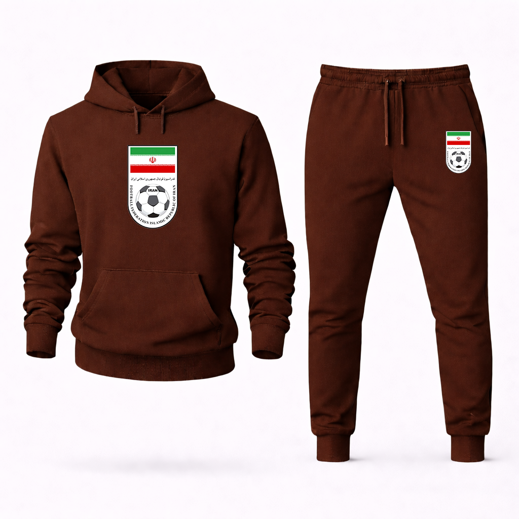 Men's Iran National Soccer Team Hoodie Joggers Set