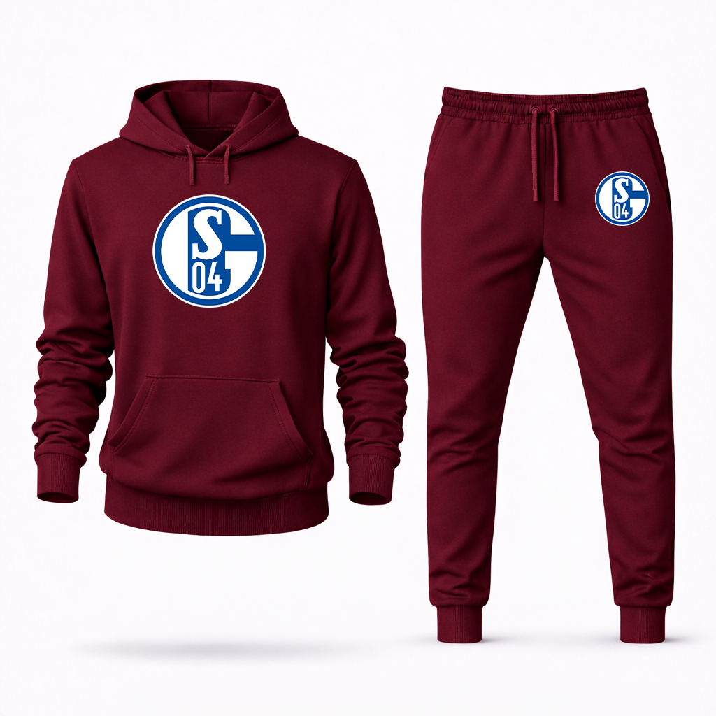 Men's Schalke 04 FC Hoodie Joggers Set