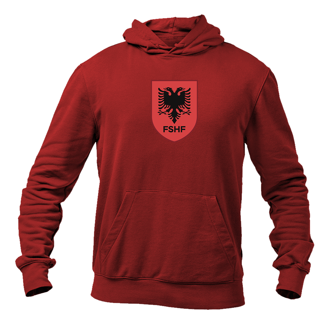 Men's Albania National Soccer Team Pullover Hoodie