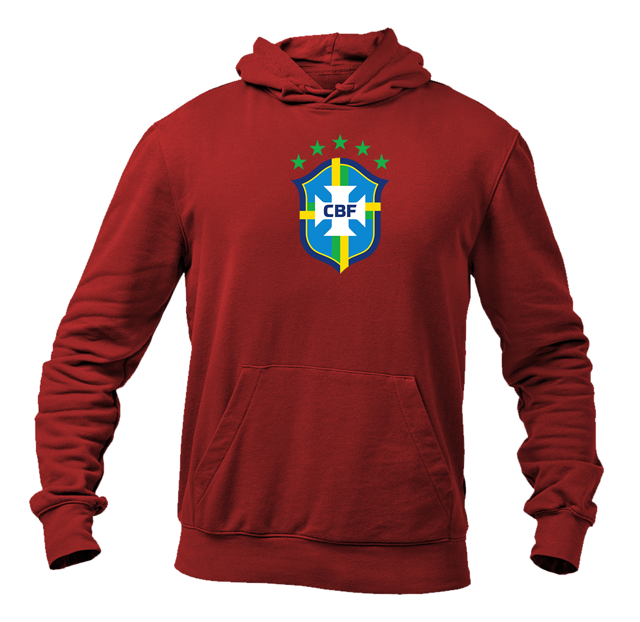 Men's Brazil National Soccer Team Pullover Hoodie