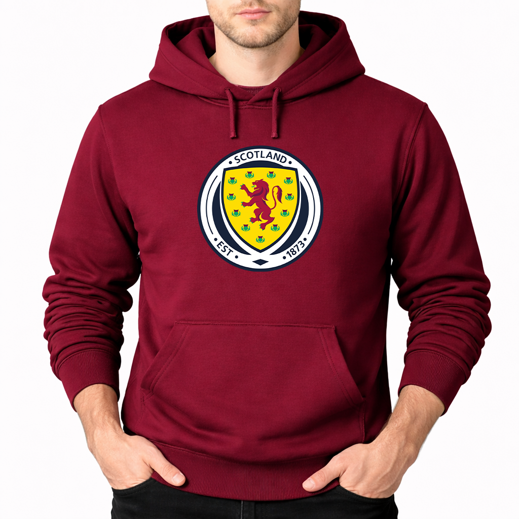 Men's Scotland National Soccer Team Pullover Hoodie
