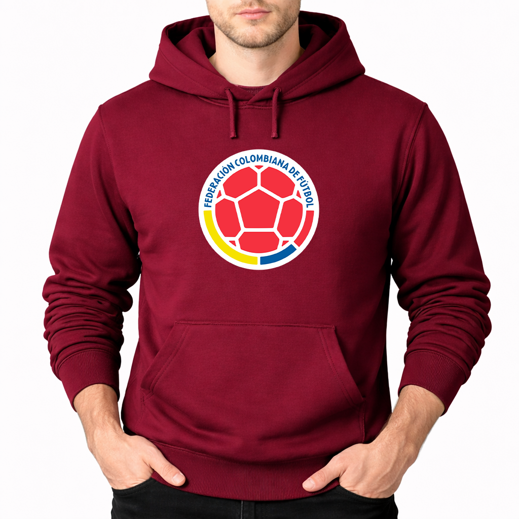 Men's Colombia National Soccer Team Pullover Hoodie