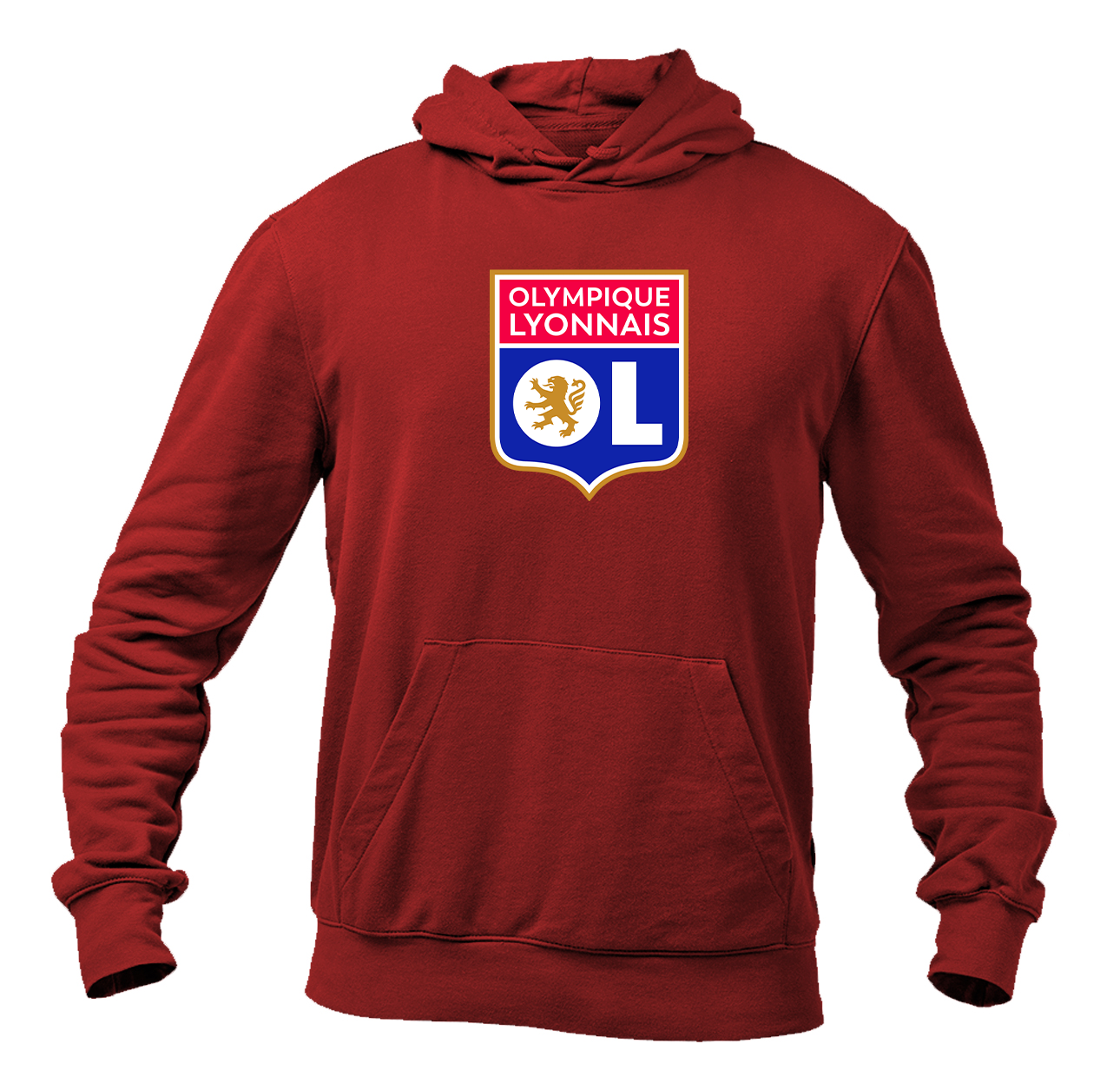 Men's Olympique Lyonnais FC Pullover Hoodie