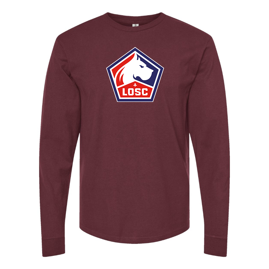 Men's Lille Olympique FC Long Sleeve T-Shirt