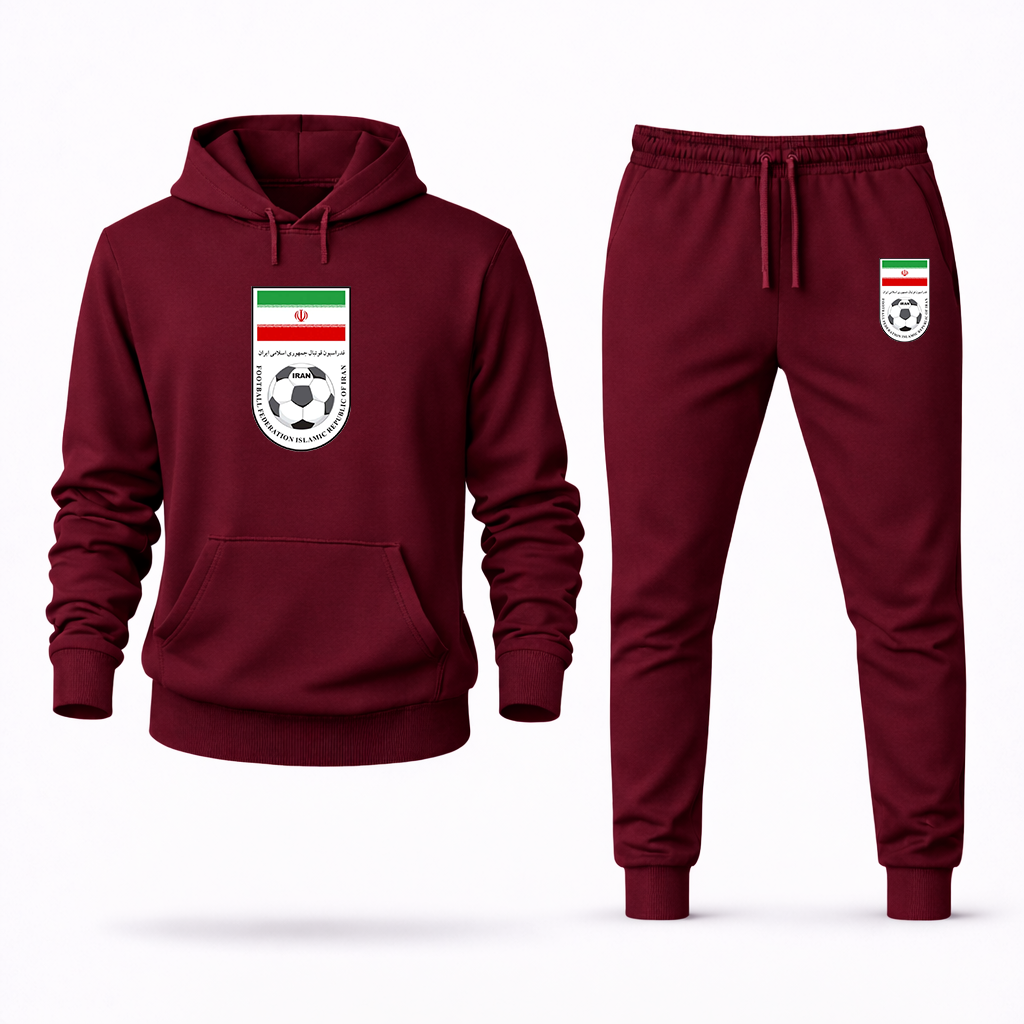 Men's Iran National Soccer Team Hoodie Joggers Set