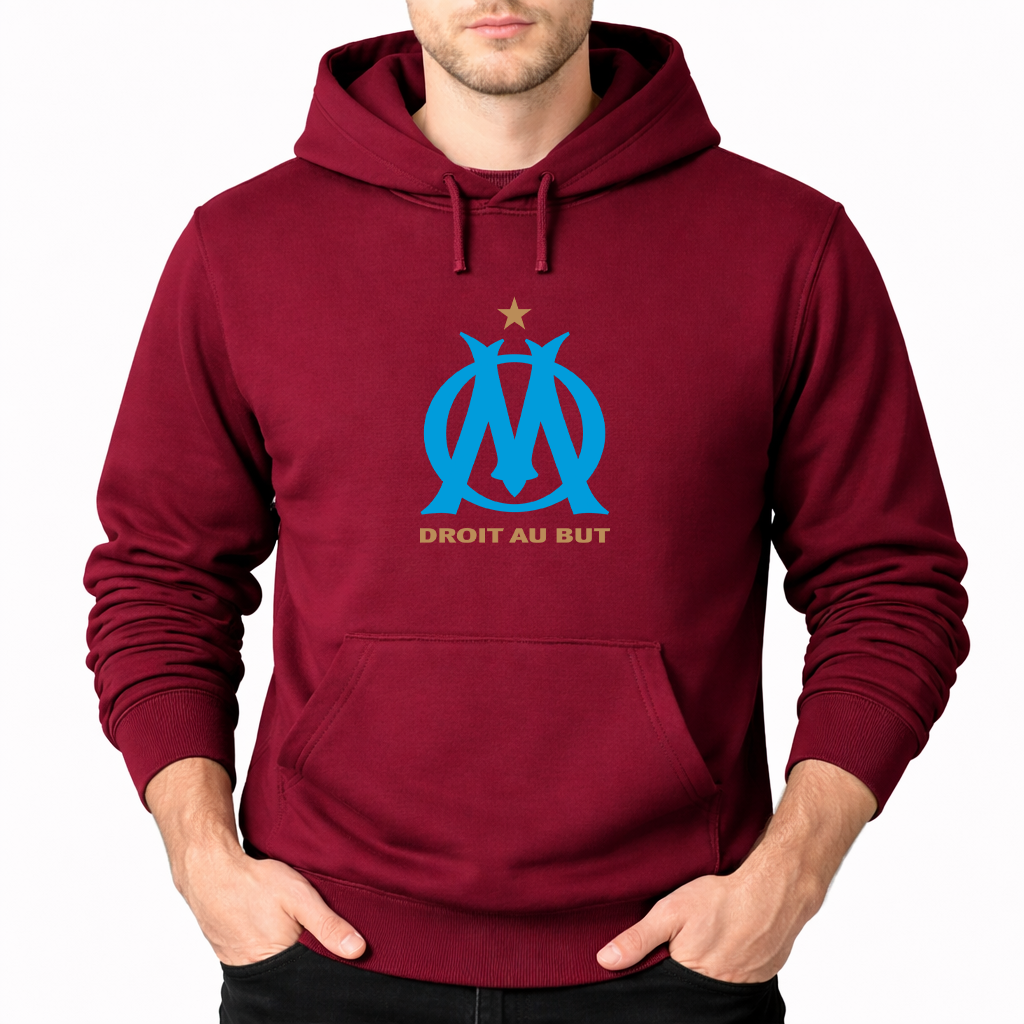 Men's Olympique de Marseille FC Pullover Hoodie