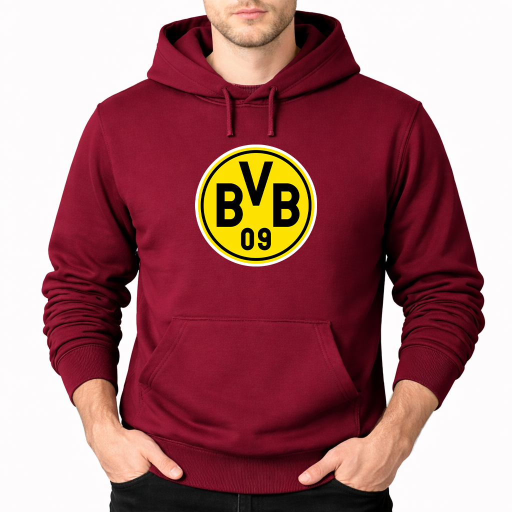 Men's Borussia Dortmund BVB FC Pullover Hoodie